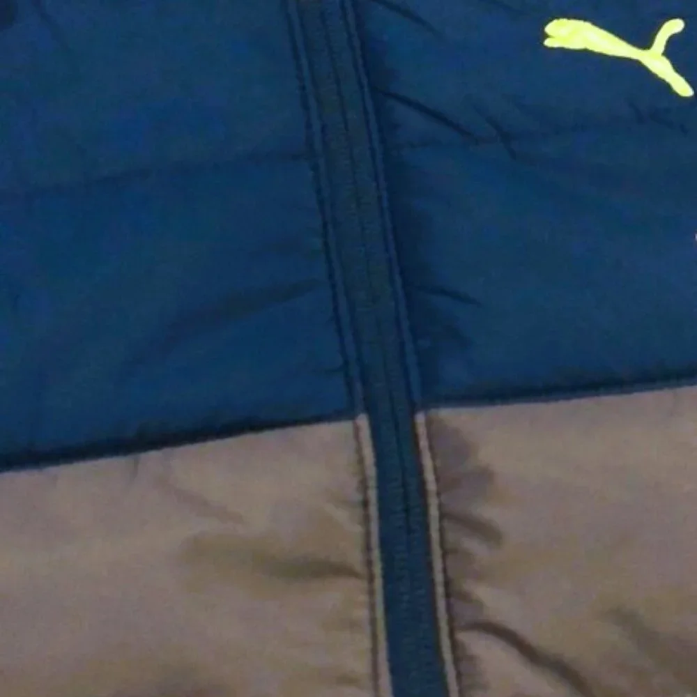 Puma Boys 3-Piece Outfit Set XS (5/6) | Teal Gray Vest Hoodie Pants - Like New - Picture 6 of 16